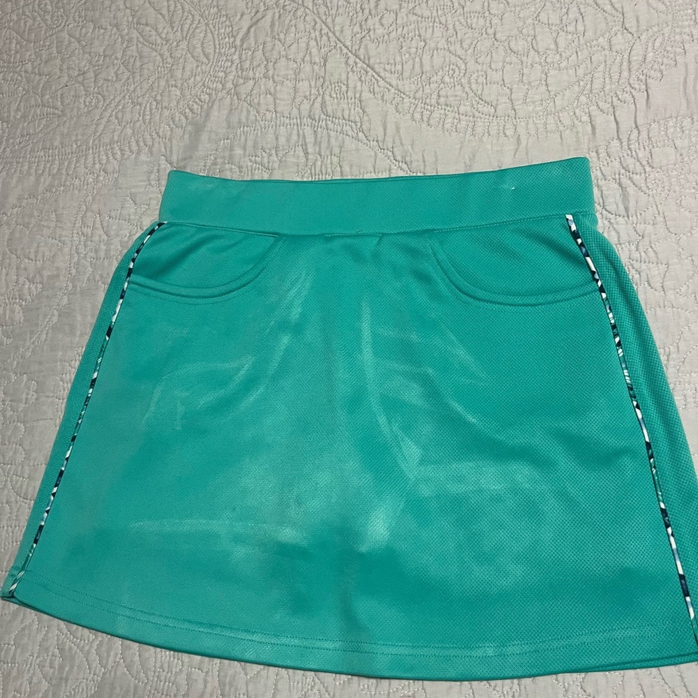 Pebble Beach Athletic Golf or Tennis Aqua Summer Mini Skort